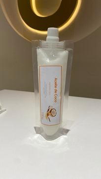 Empaque oficial de aceite de coco de Vidapet