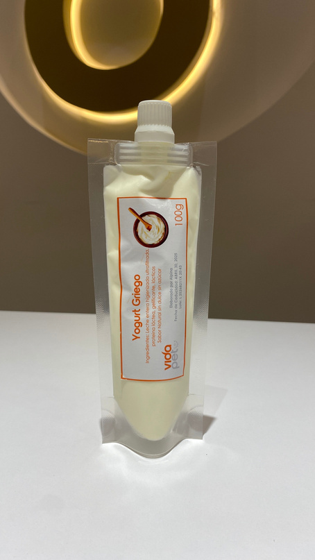 Empaque oficial de yogurt griego de Vidapet